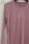 BASERANGE Classic Bamboo Fiber Bamboo Cotton Long Sleeve T-Shirt Series Collection Round Neck Bottoming Shirt France BAS-TOLS-BL-AU24-ZI Purple
